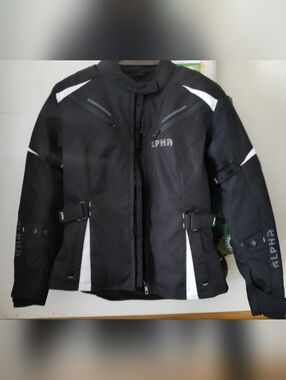 ALPHA Small Black Women's Motorcycle Jacket